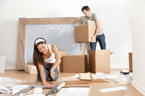 Man and van helping with a residential move in Sydenham