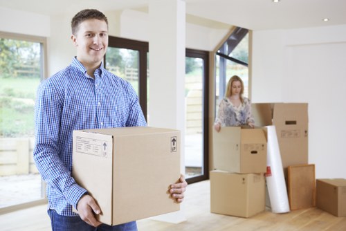 Moving crew assessing item details during a complaint review