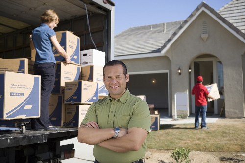Professional movers completing a secure and organised removal