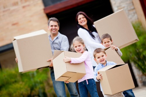 Prepared removal van for a Sydenham relocation with packed items