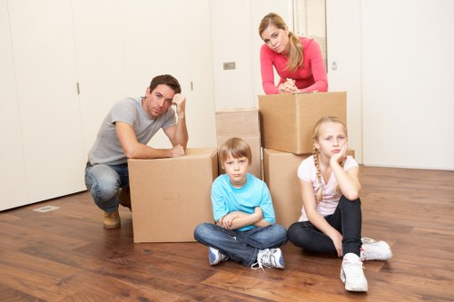 Removals vehicle prepared for a Sydenham home or office relocation