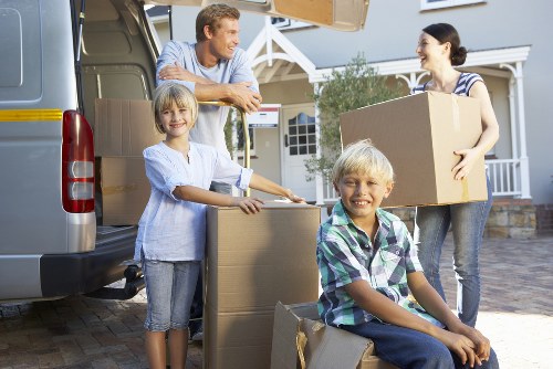 Careful loading of furniture during a house removal in Sydenham