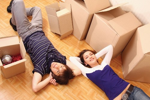 Collection of packed belongings ready for lawful transport